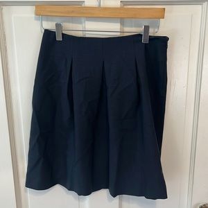 Theory pleated work skirt